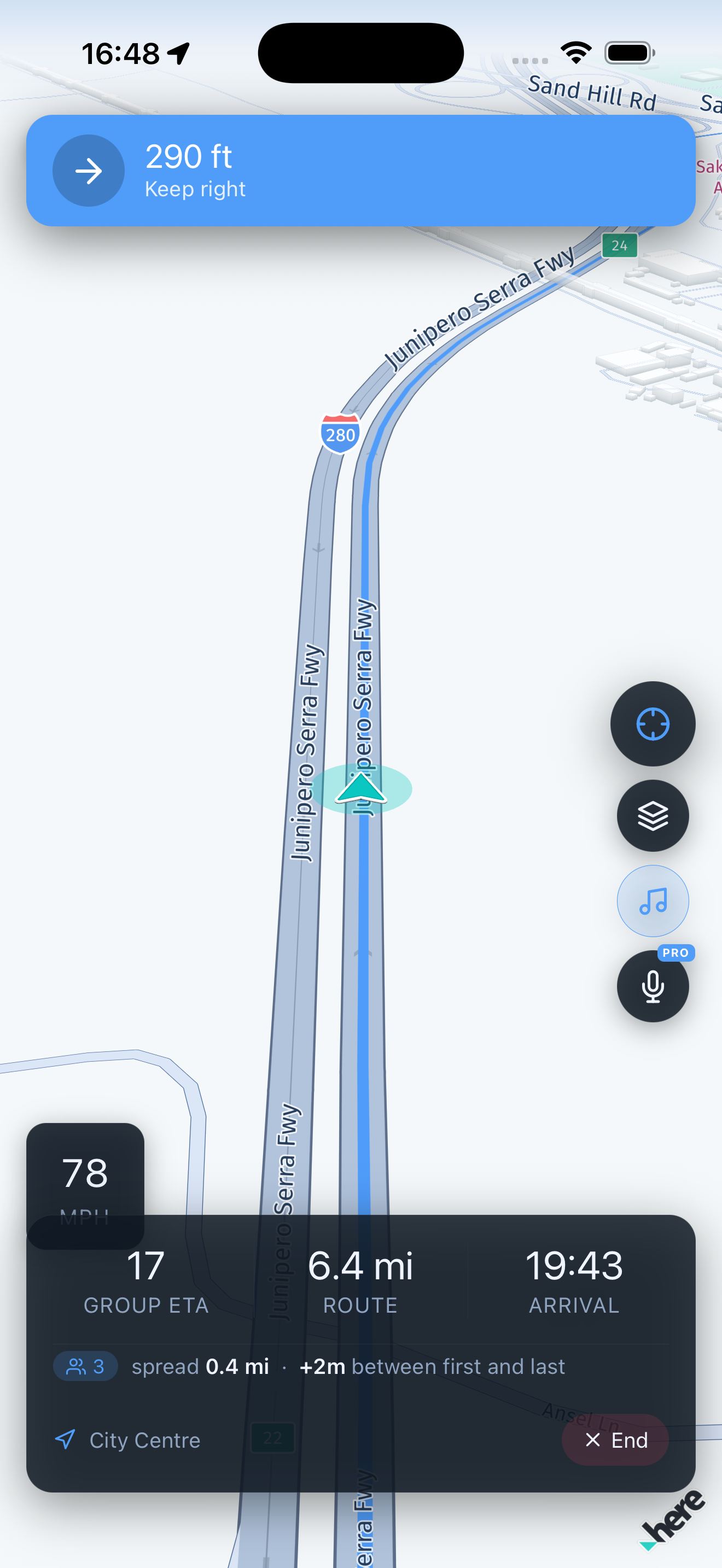 Convoy member view